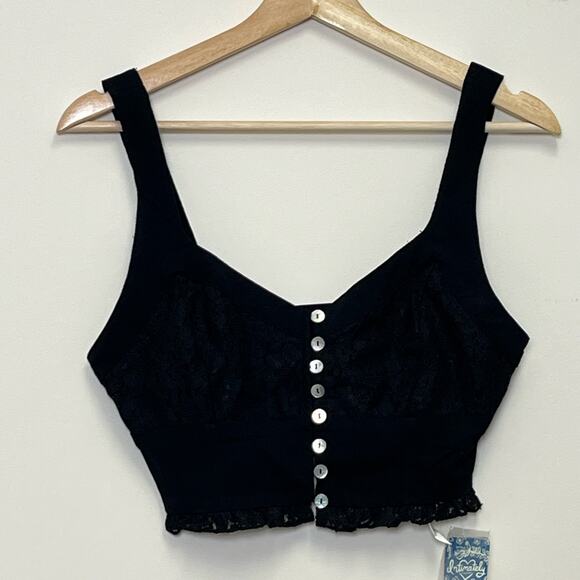 Free People Tops - NWT Intimately Free People Here I Go Brami Lace Crop Top Small
